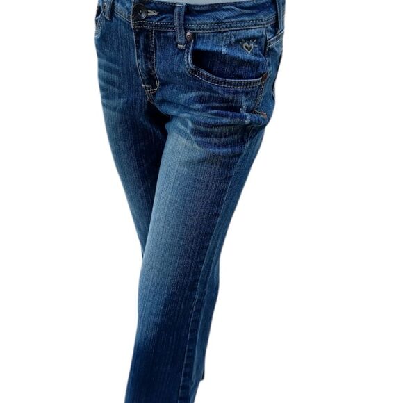 120814..Justice Bootcut Jeans Size Jr. 12 1/2, W26" 26"Inseam 8"Rise - Picture 6 of 7